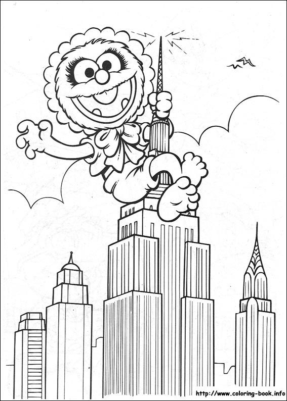 Muppet Babies coloring picture